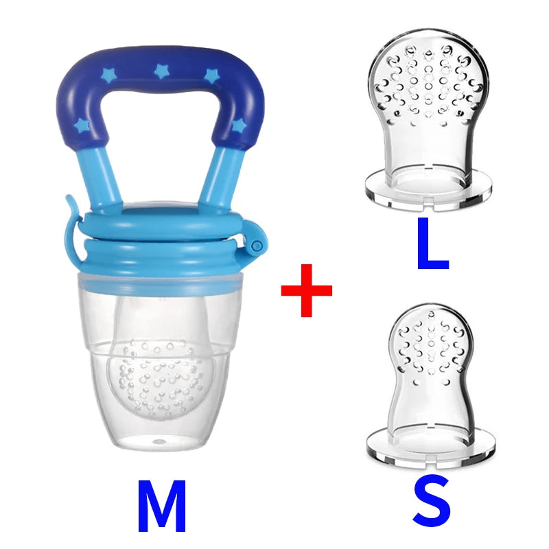 3 In 1 Baby Nipple Fresh Food Fruit Milk Feeding Bottles Nibbler Learn Feeding Drinking Water Straw Handle Teething Pacifier