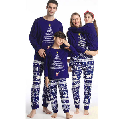 Family Christmas Pajamas 2024 Mother Father Kids Matching Clothes Look Outfit Mommy And Me New Year&