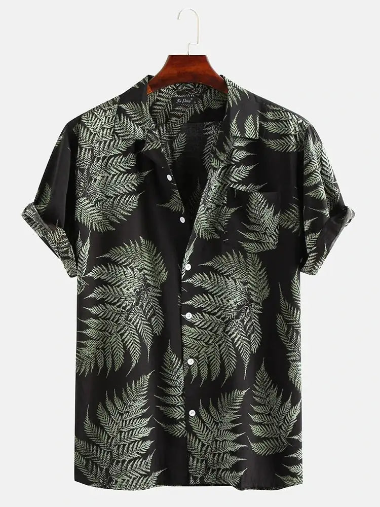 Hawaiian Casual Shirt Mens